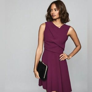 Reiss Purple Mini Dress